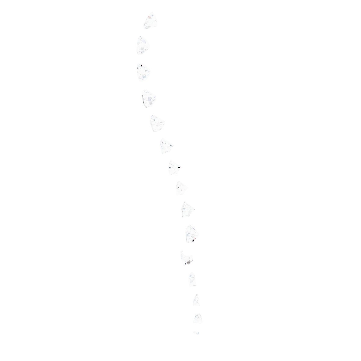 1/5 CTW Natural Diamond Freeform 16-18" Necklace view 3