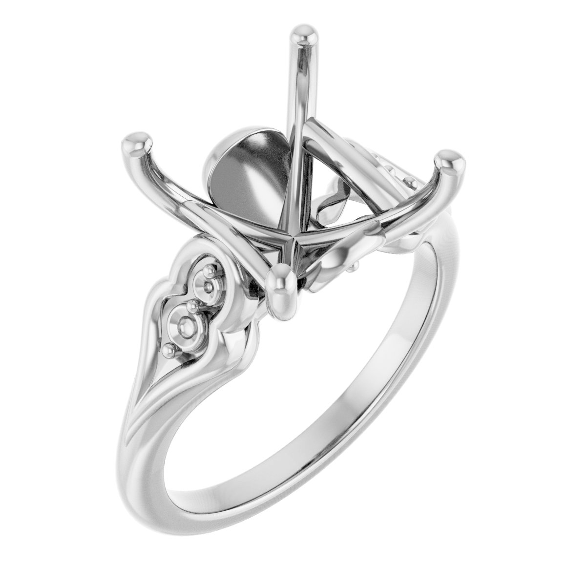 Accented Engagement Ring