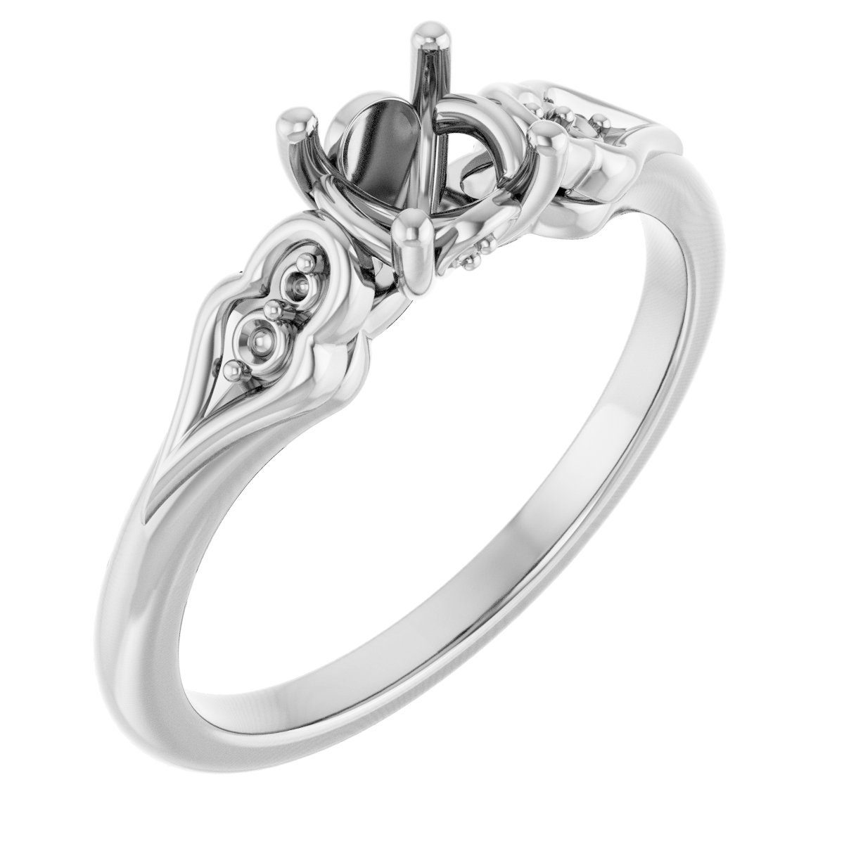 Accented Engagement Ring