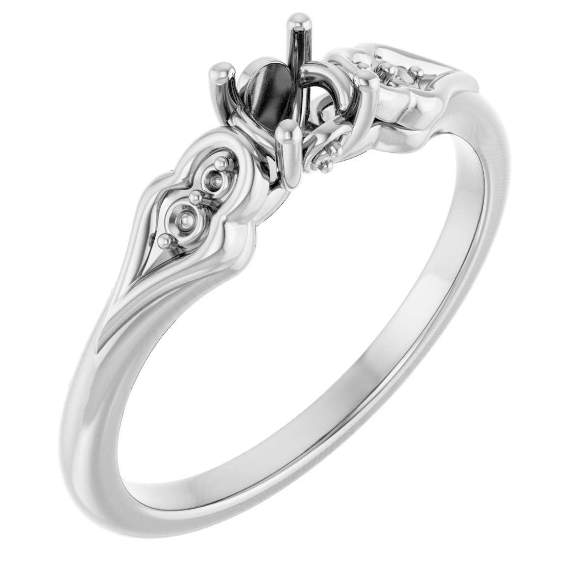 Accented Engagement Ring