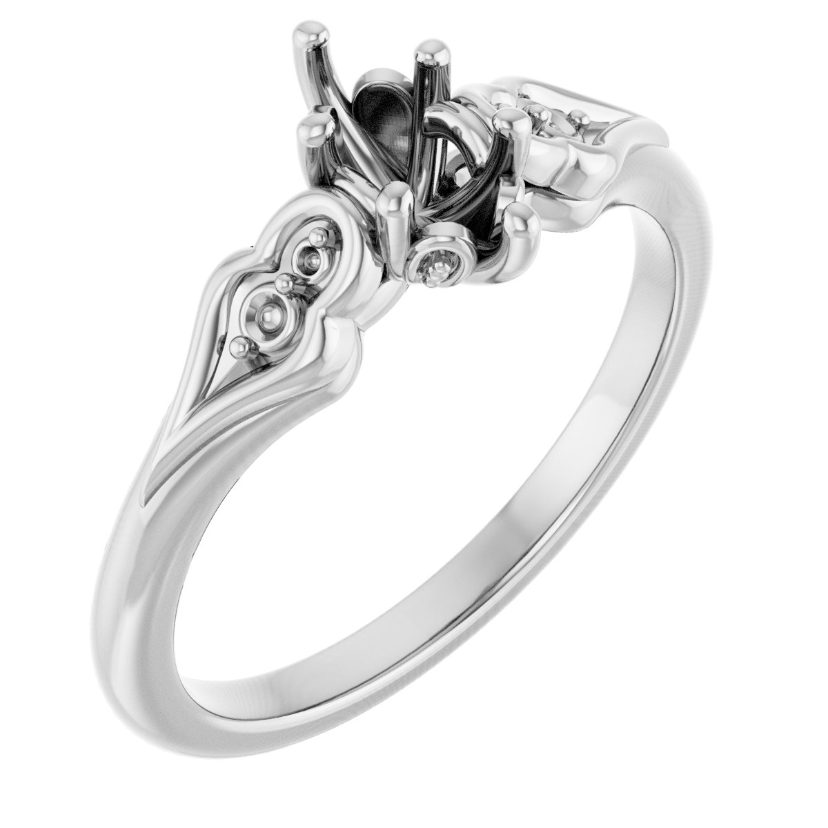 Accented Engagement Ring