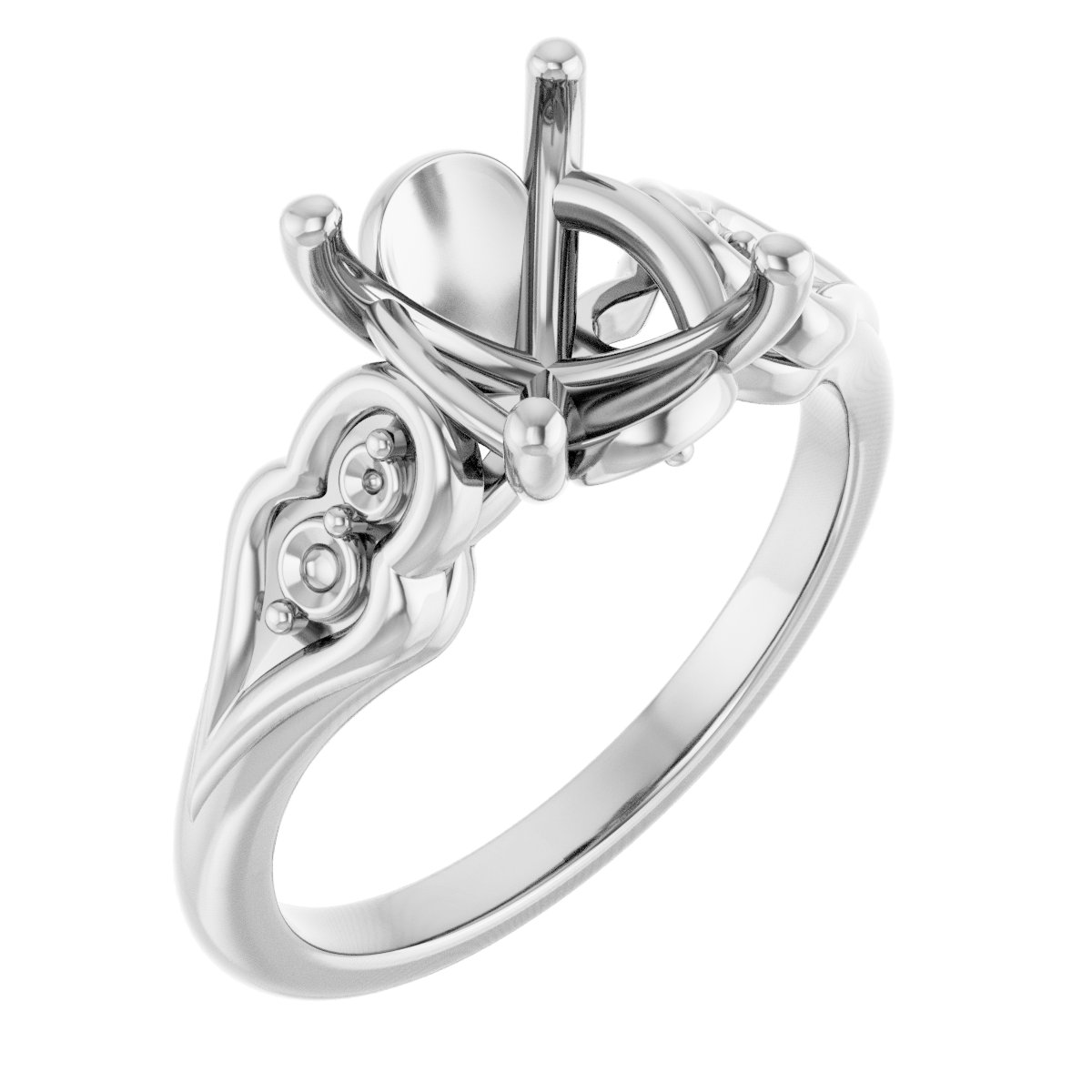 Accented Engagement Ring