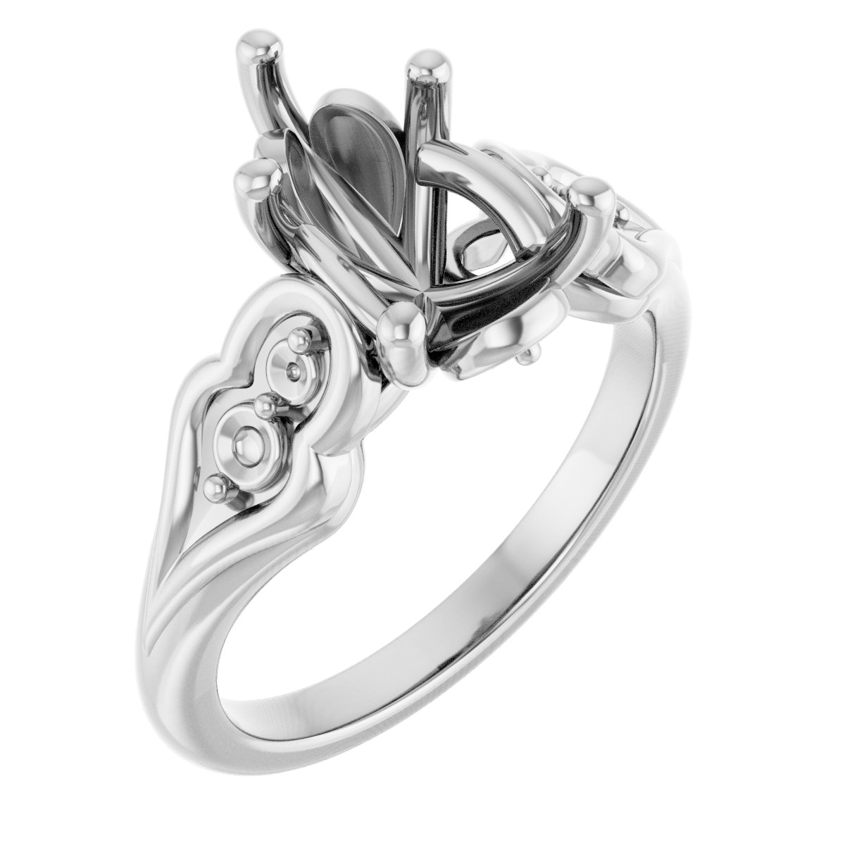 Accented Engagement Ring