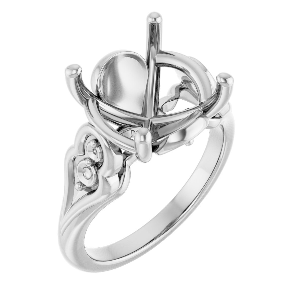 Accented Engagement Ring