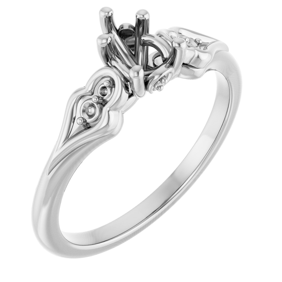 Accented Engagement Ring