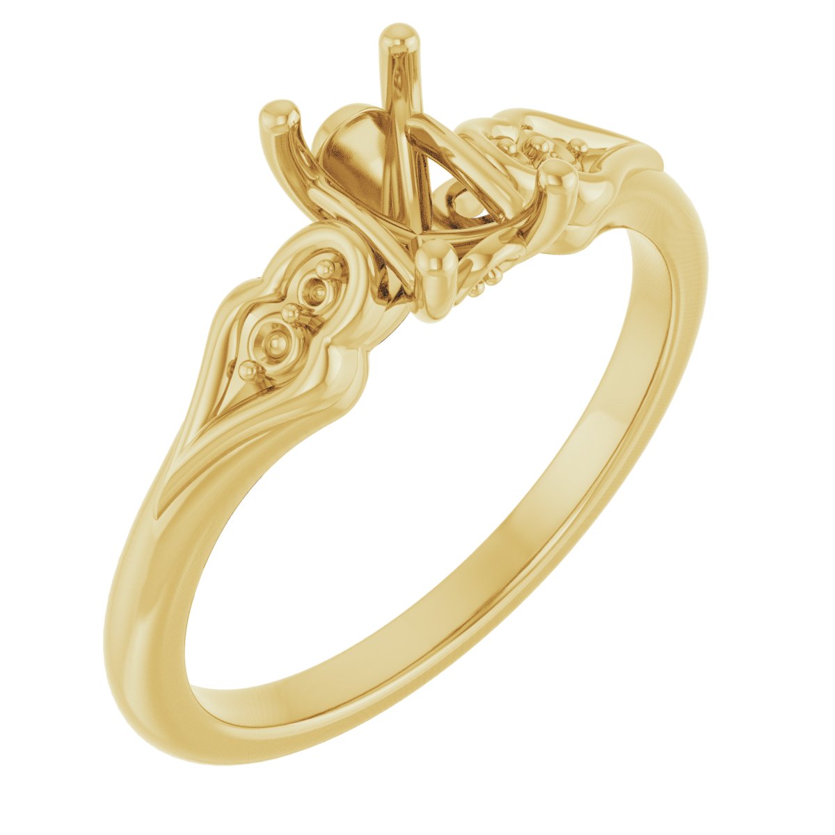 Accented Engagement Ring