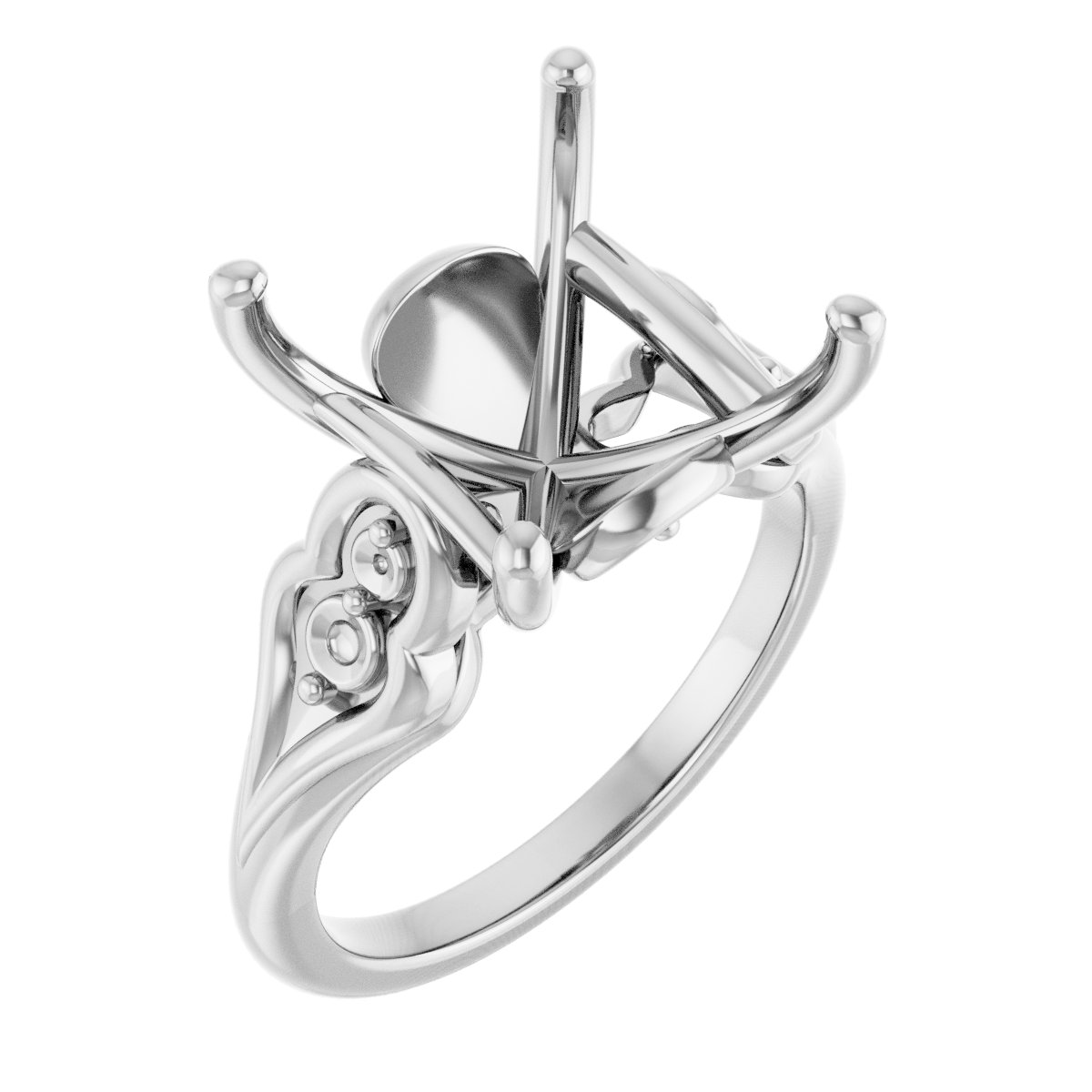 Accented Engagement Ring