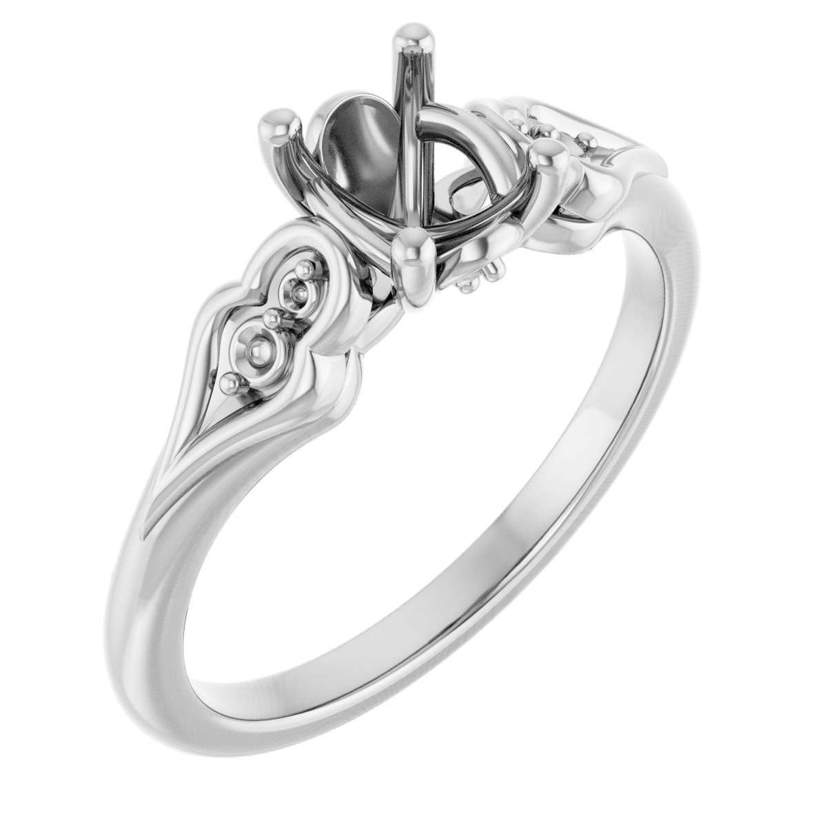 Accented Engagement Ring