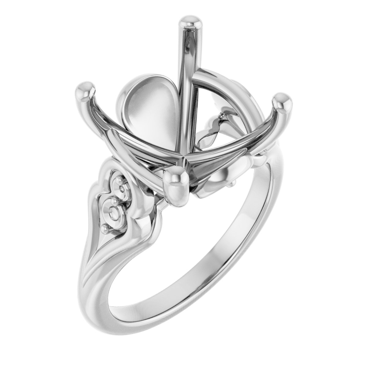 Accented Engagement Ring