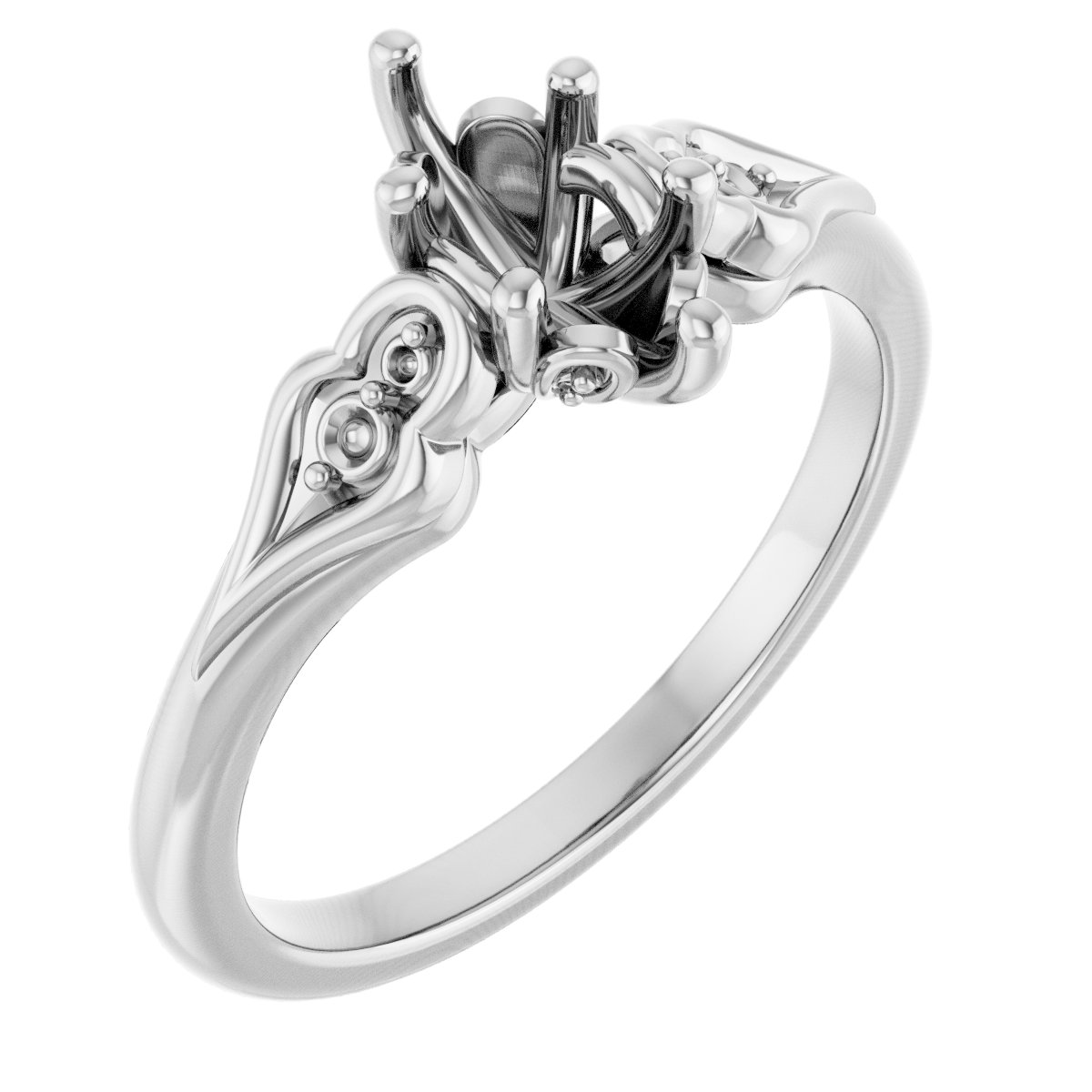 Accented Engagement Ring