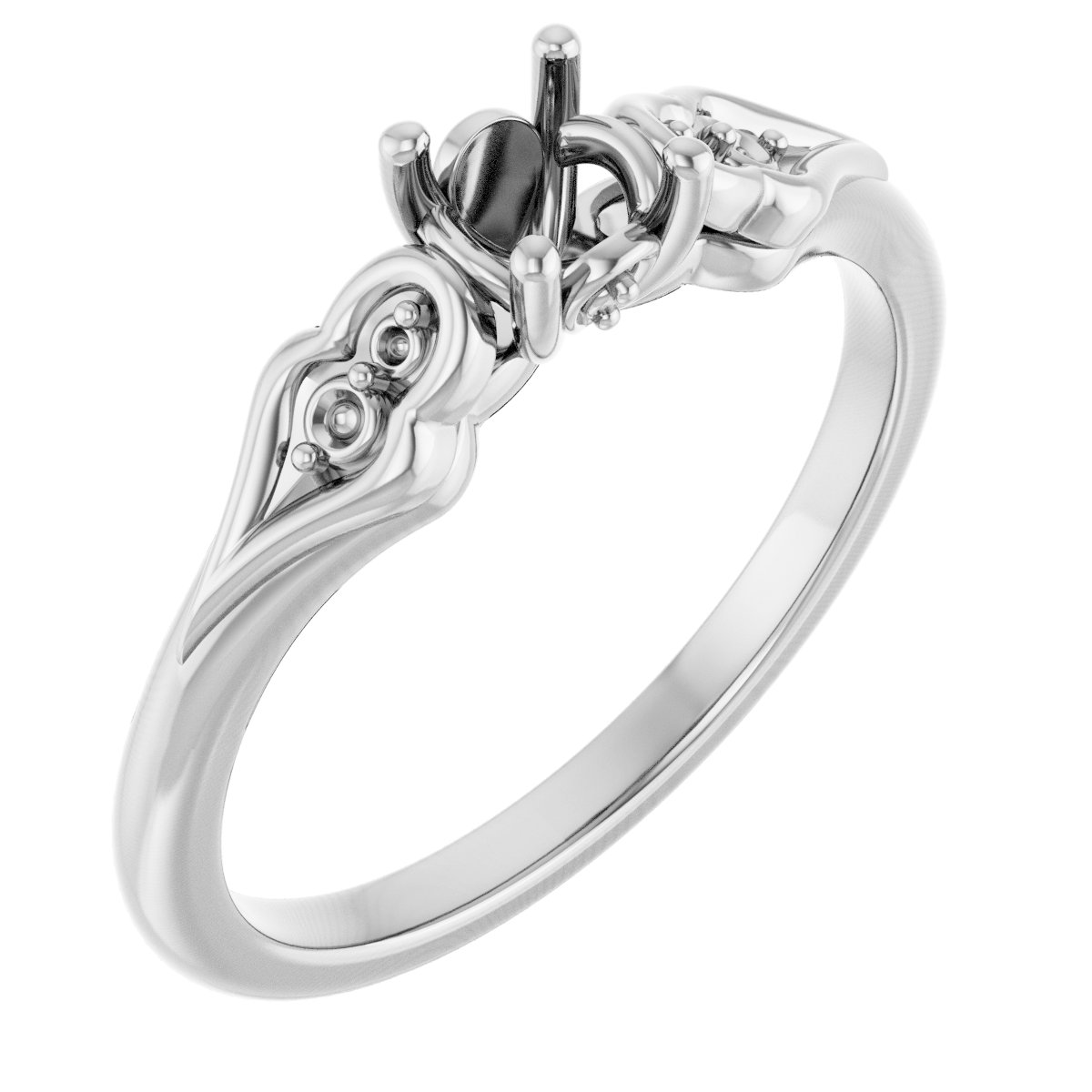 Accented Engagement Ring