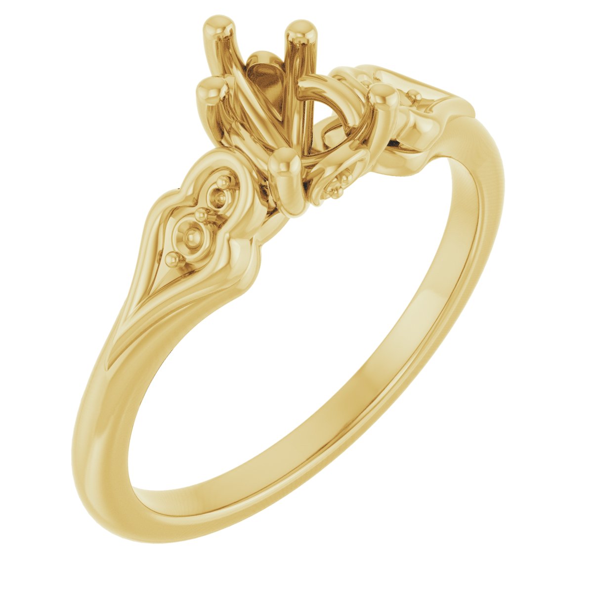 Accented Engagement Ring