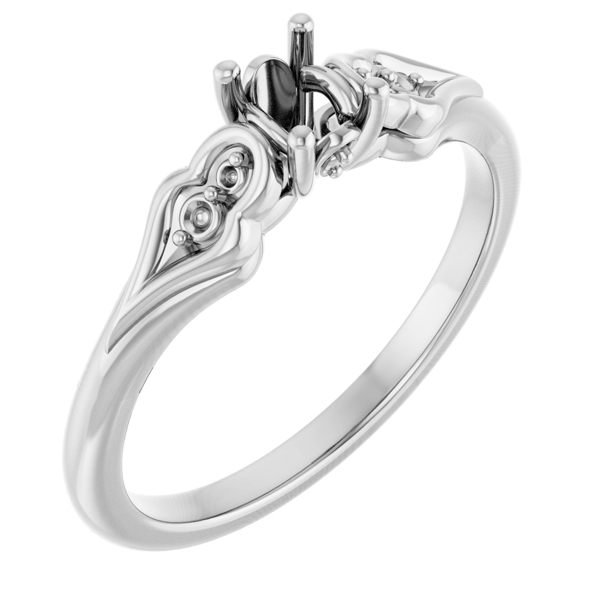 Accented Engagement Ring