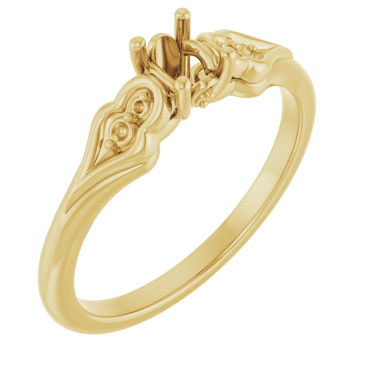 Accented Engagement Ring