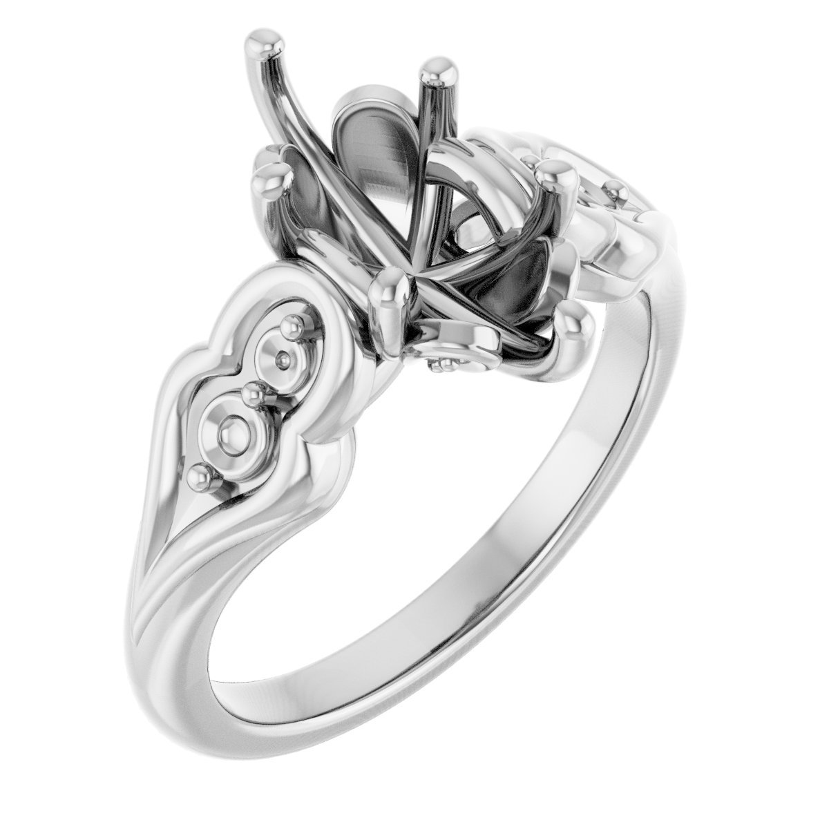 Accented Engagement Ring