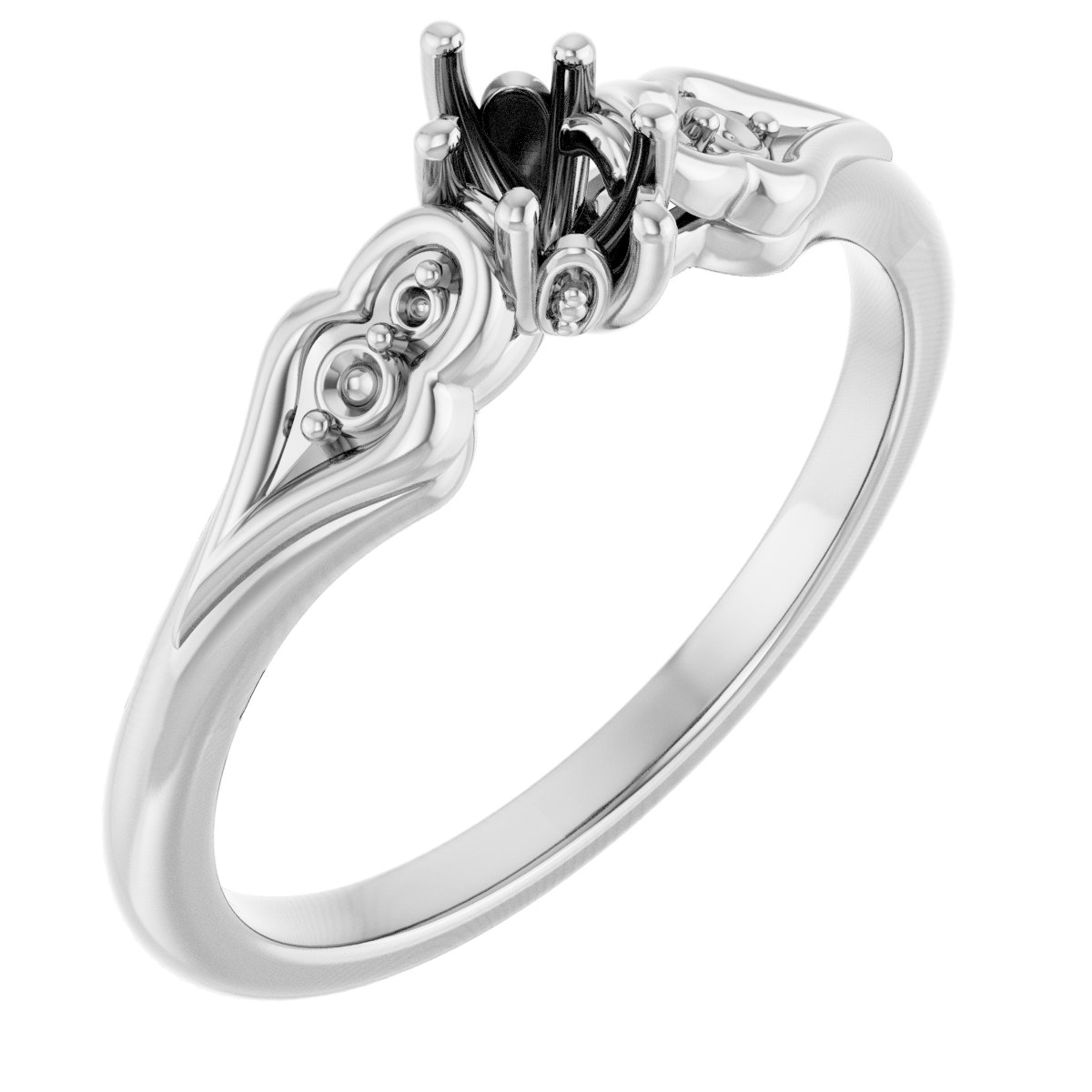 Accented Engagement Ring