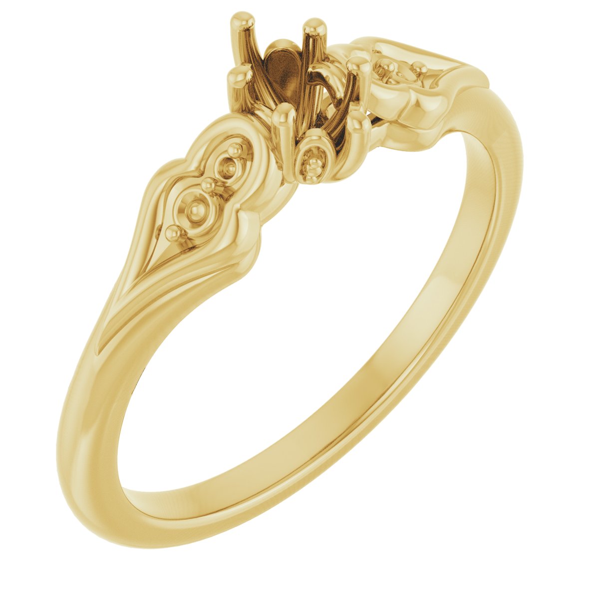 Accented Engagement Ring