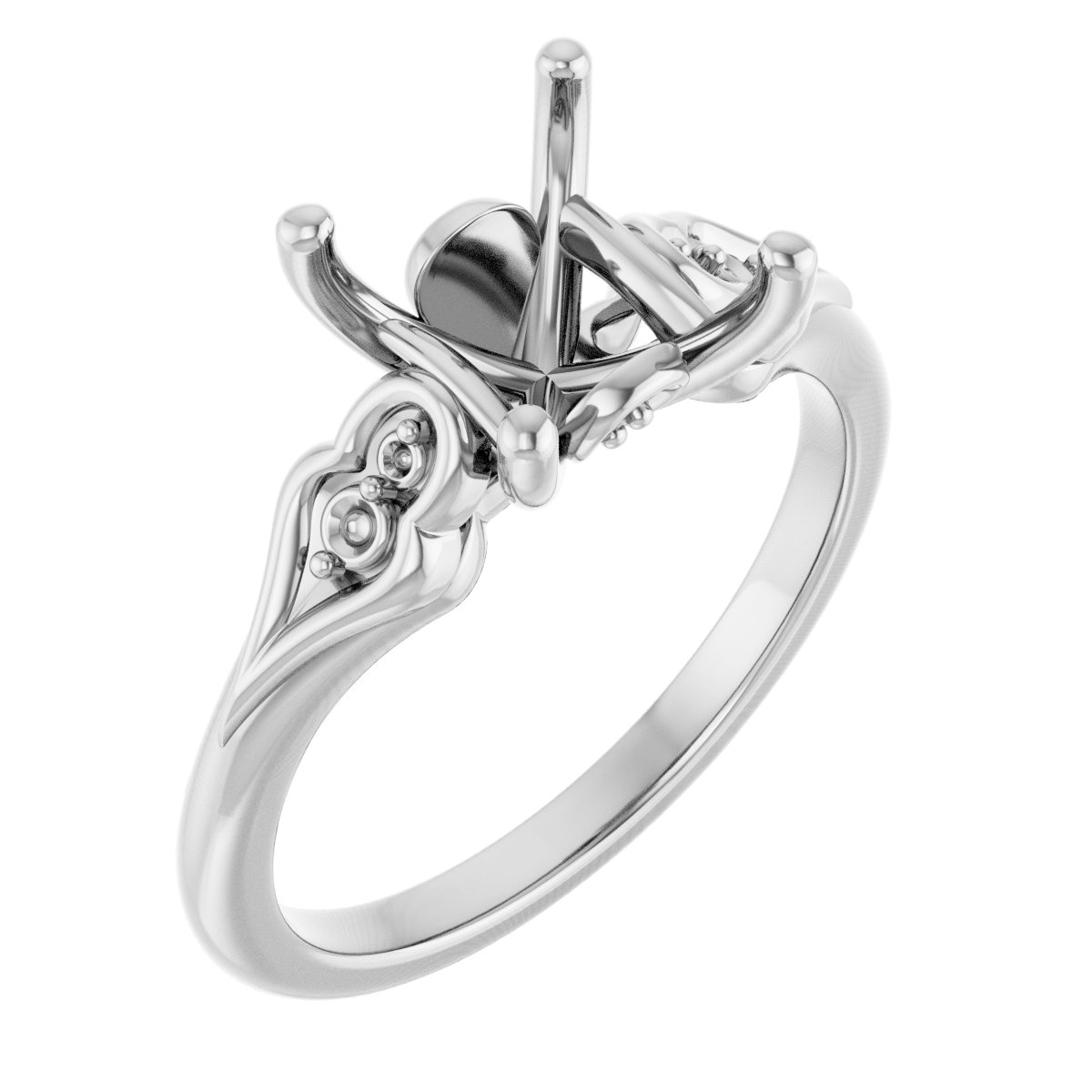 Accented Engagement Ring