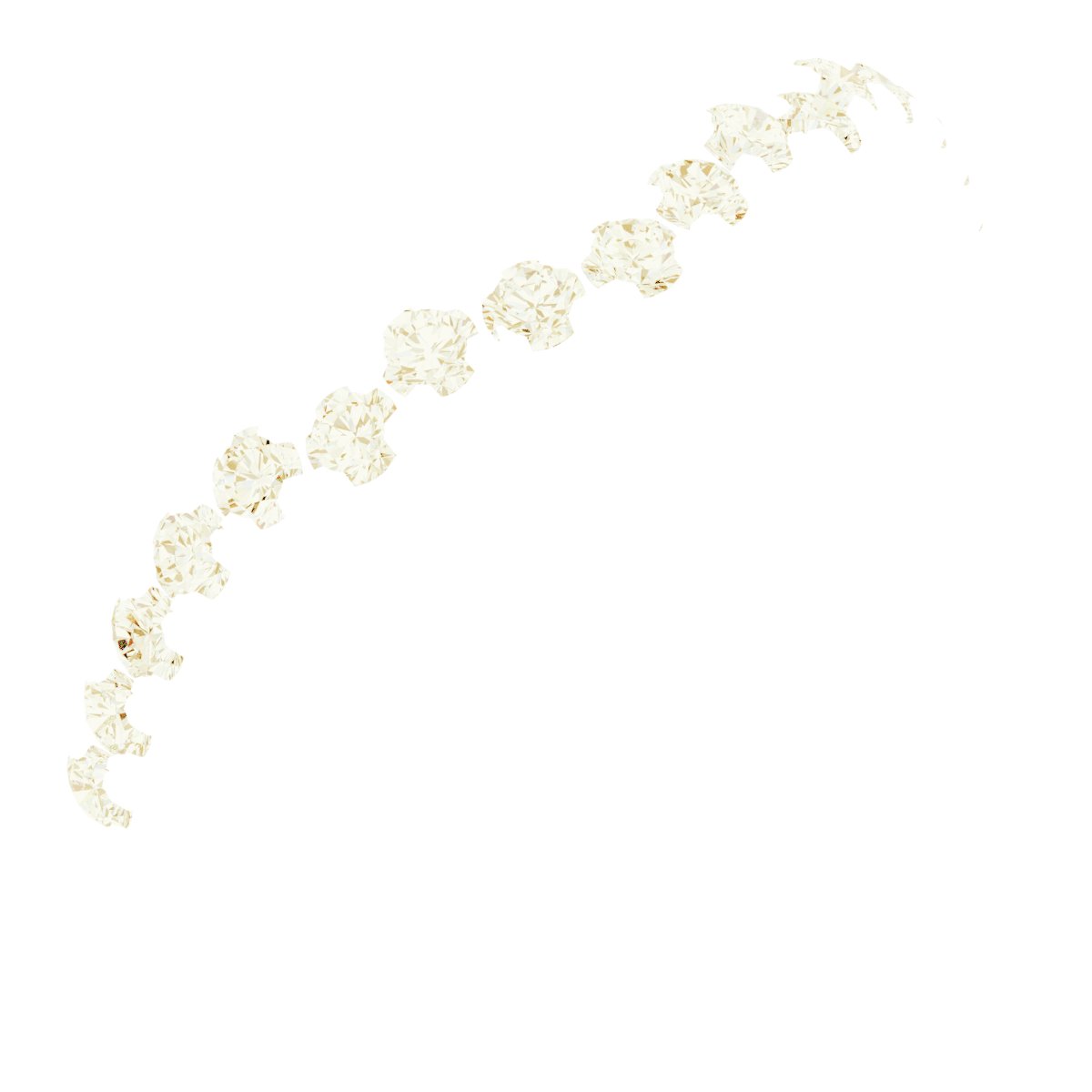 14K Yellow Gold 1/4 CTW Lab-Grown Diamond Band for 6.5 mm Round Ring