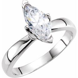 Marquise Tulipset&#174; Solitaire Ring Mounting
