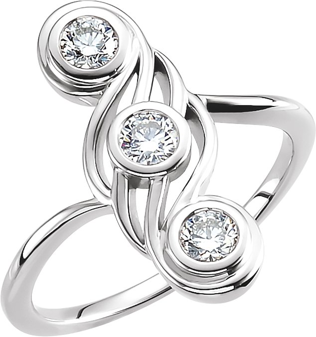 14k White Gold