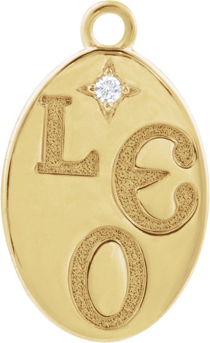 Accented Zodiac Dangle