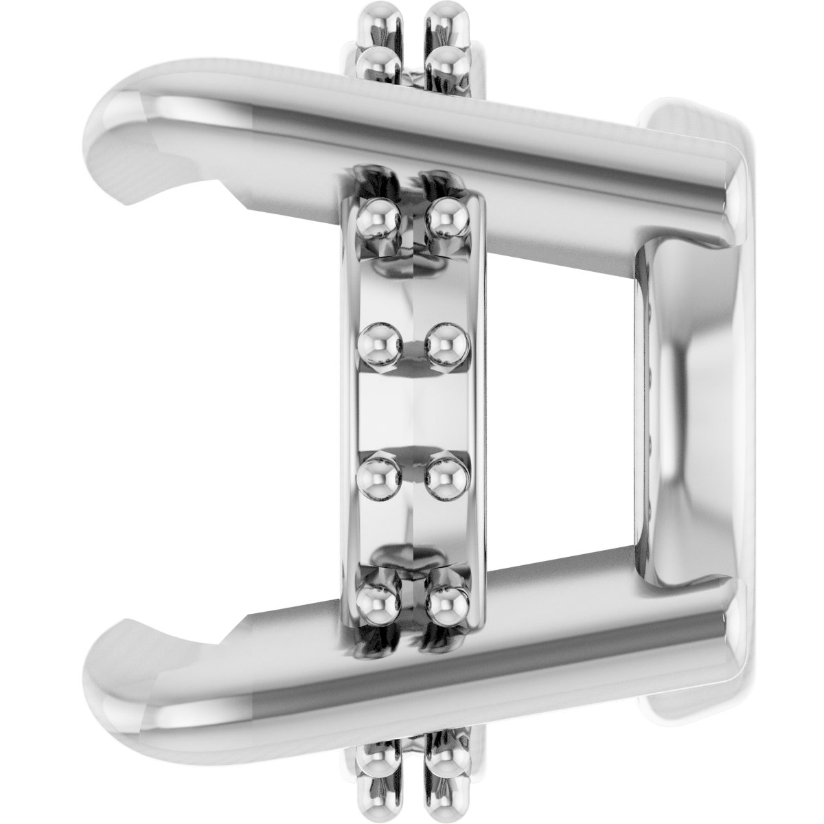 Hidden Halo-Style Earring Setting