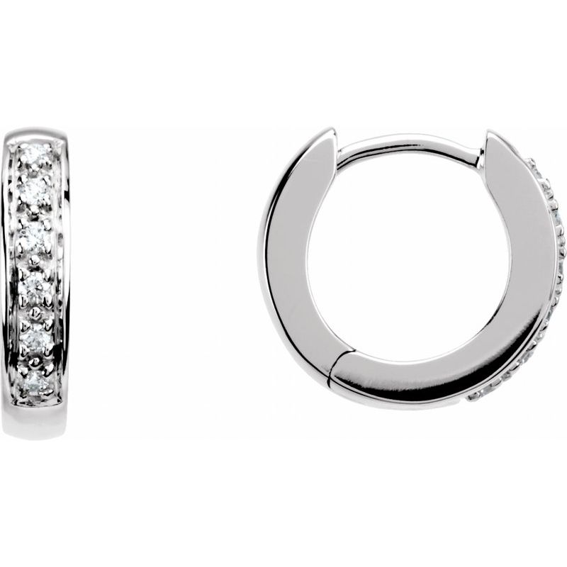 Accented Hoop Earrings