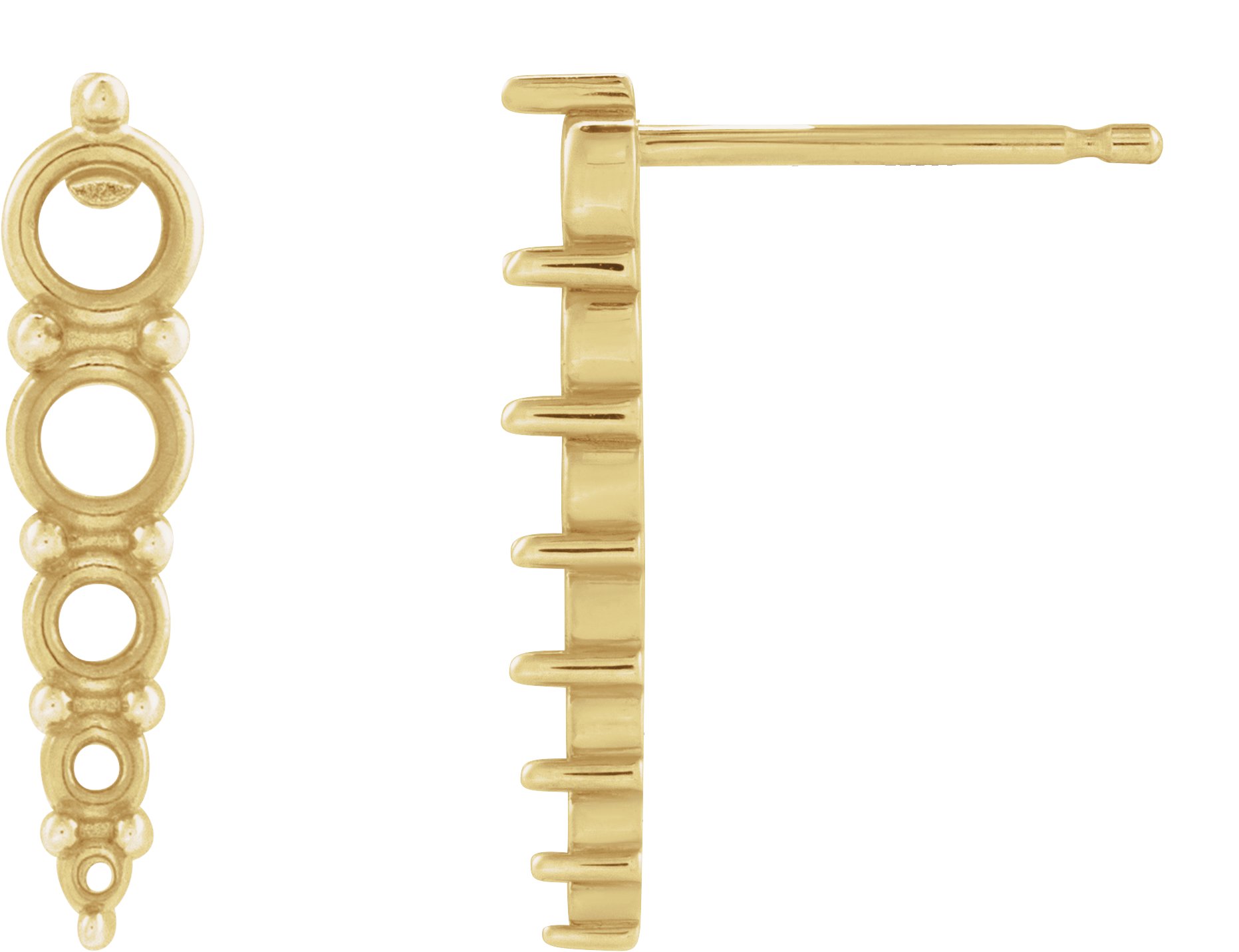 Graduated Bar Earrings