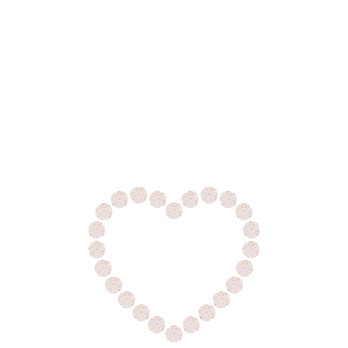 Accented Heart Necklace or Pendant