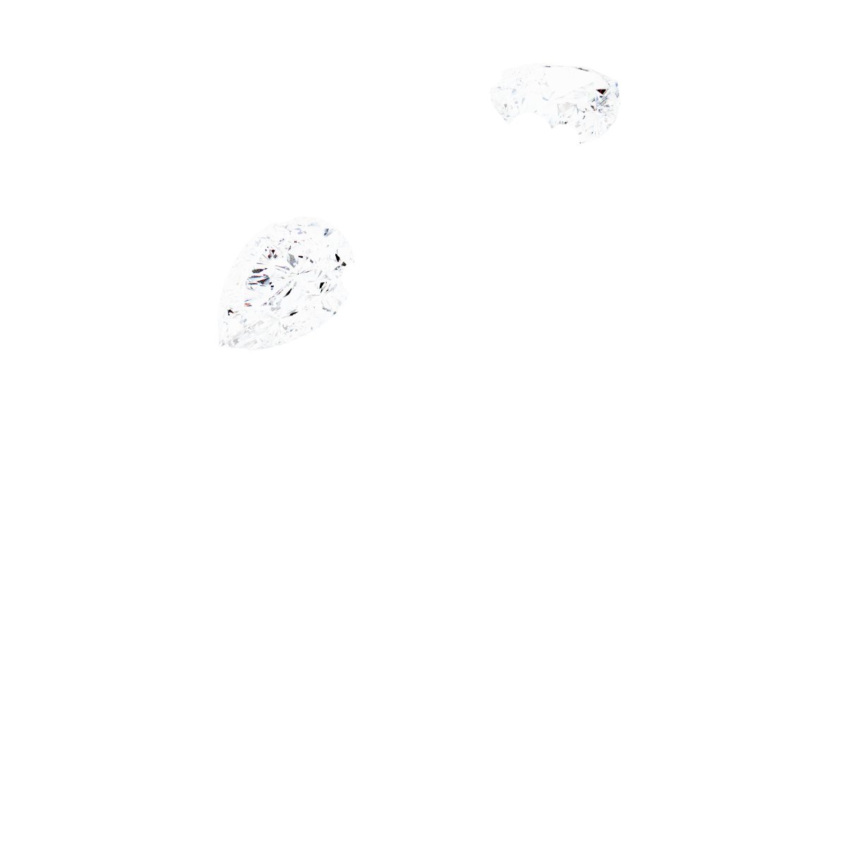 14K White 8 x 4 mm Marquise 1/4 CTW Natural Diamond Semi-Set Three-Stone Engagement Ring