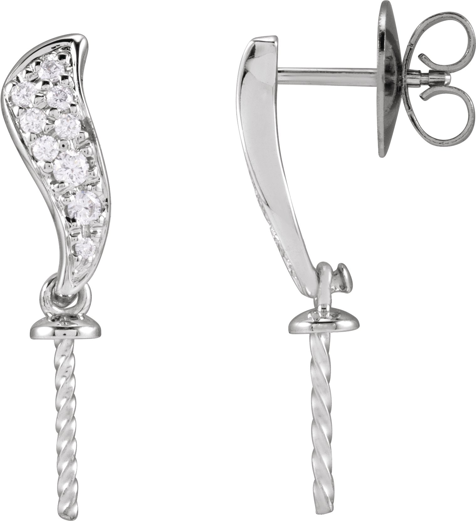 Accented Pearl Earrings