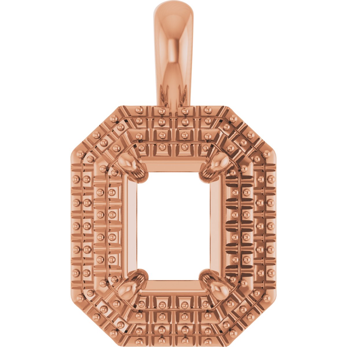 Emerald Pendant · 8x6mm