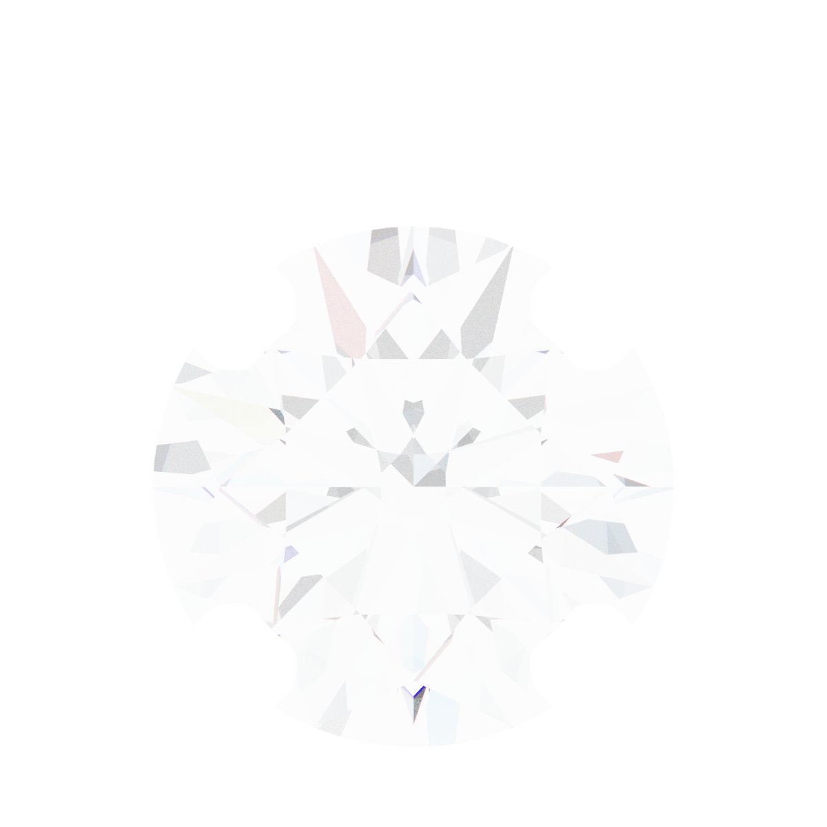 Round 4-Prong Pre-Notched Low Necklace Center