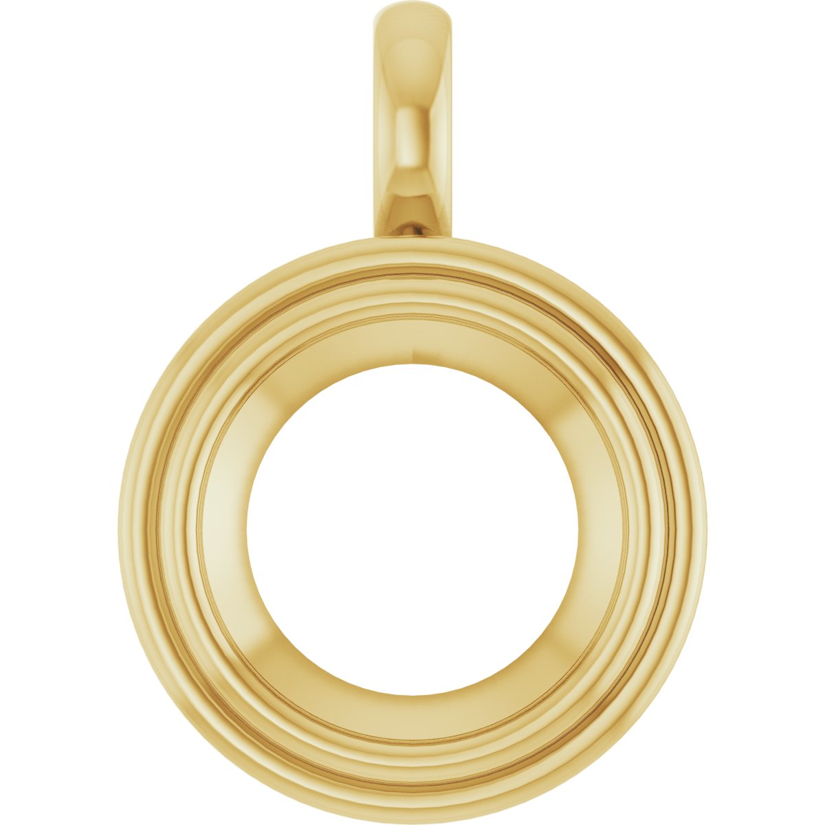 Bezel-Set Solitaire Charm/Pendant