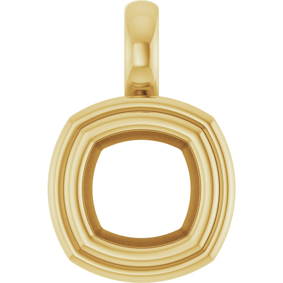 Bezel-Set Solitaire Charm/Pendant