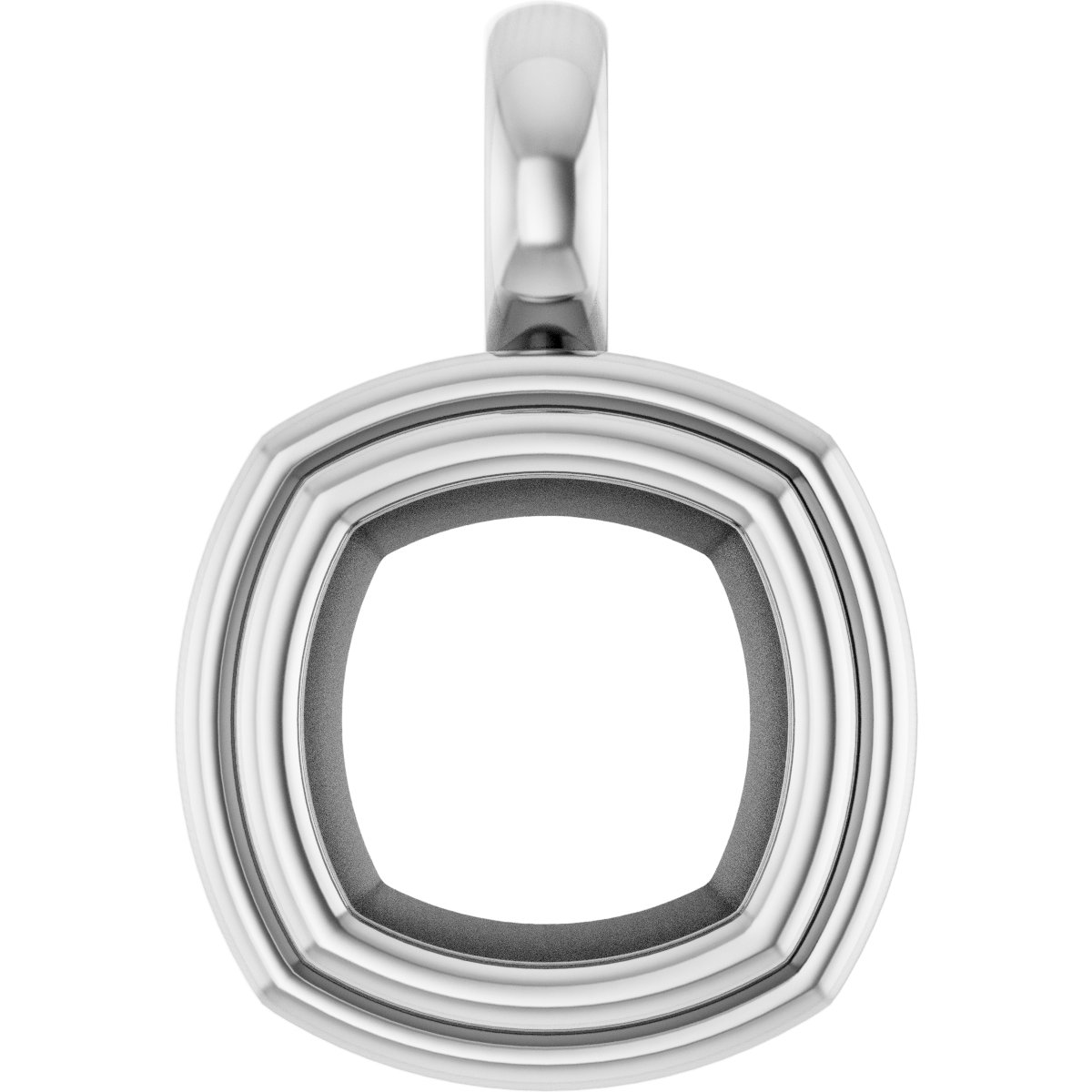 Bezel-Set Solitaire Charm/Pendant