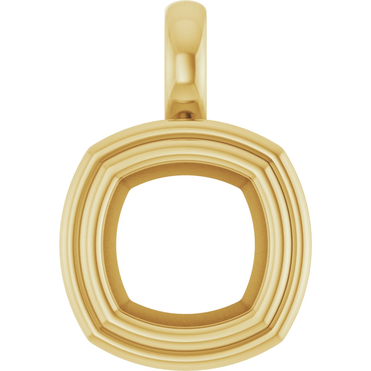 Bezel-Set Solitaire Charm/Pendant