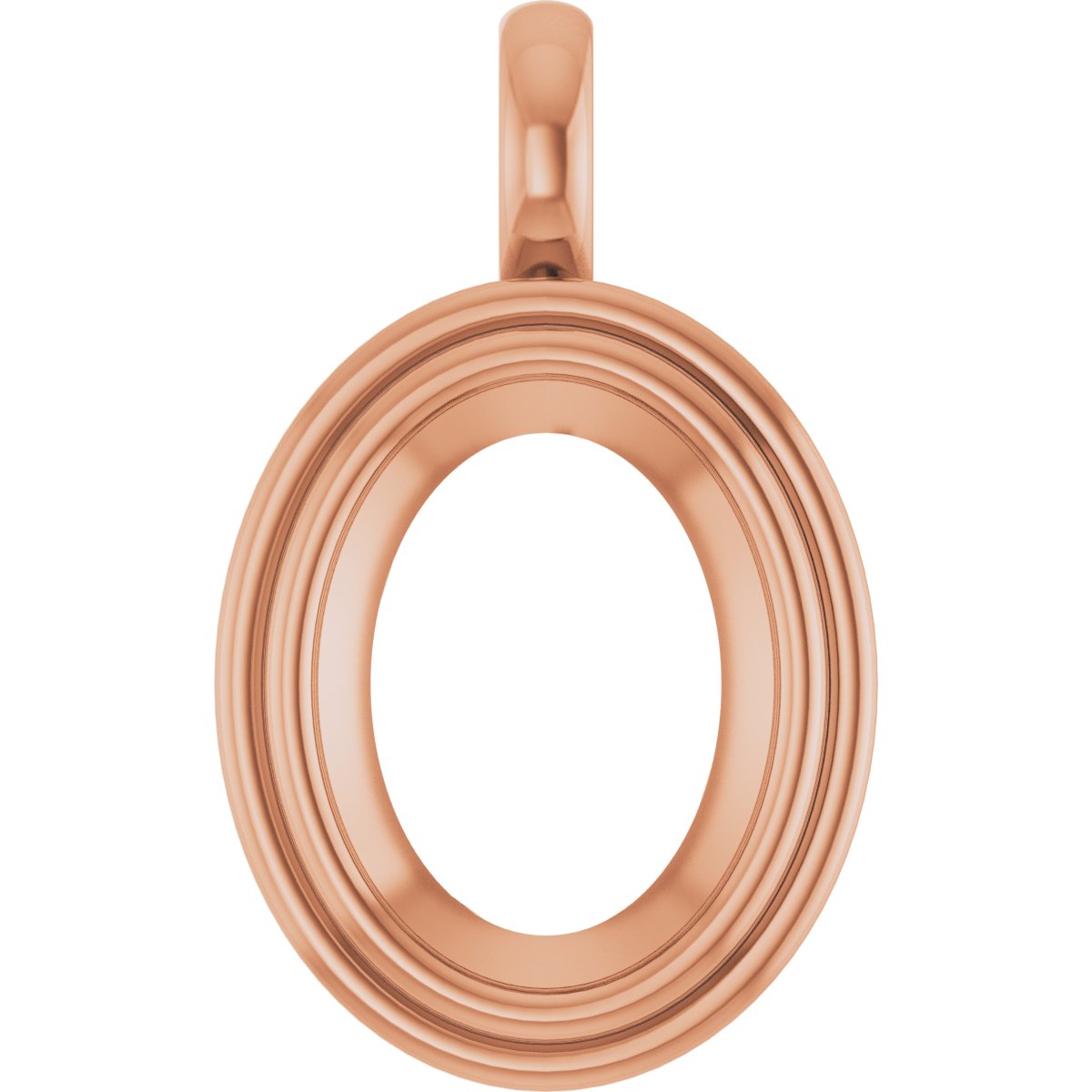 Bezel-Set Solitaire Charm/Pendant
