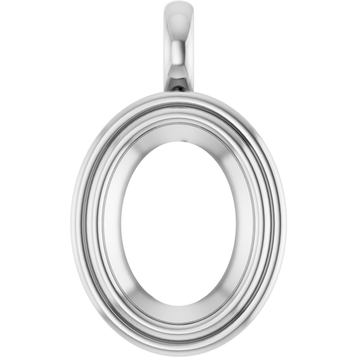 Bezel-Set Solitaire Charm/Pendant