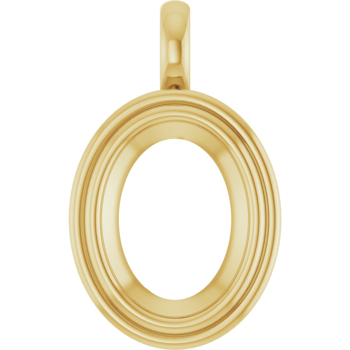 Bezel-Set Solitaire Charm/Pendant