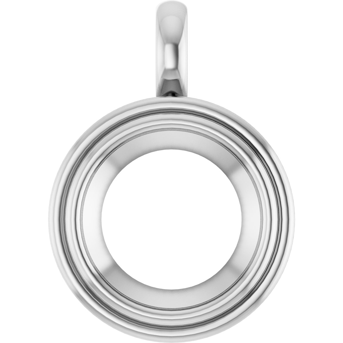 Bezel-Set Solitaire Charm/Pendant
