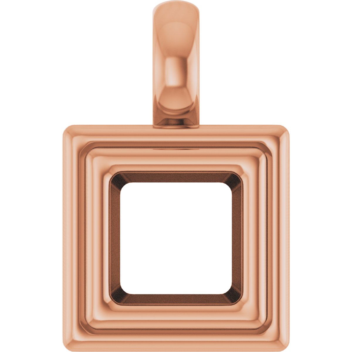 Bezel-Set Solitaire Charm/Pendant
