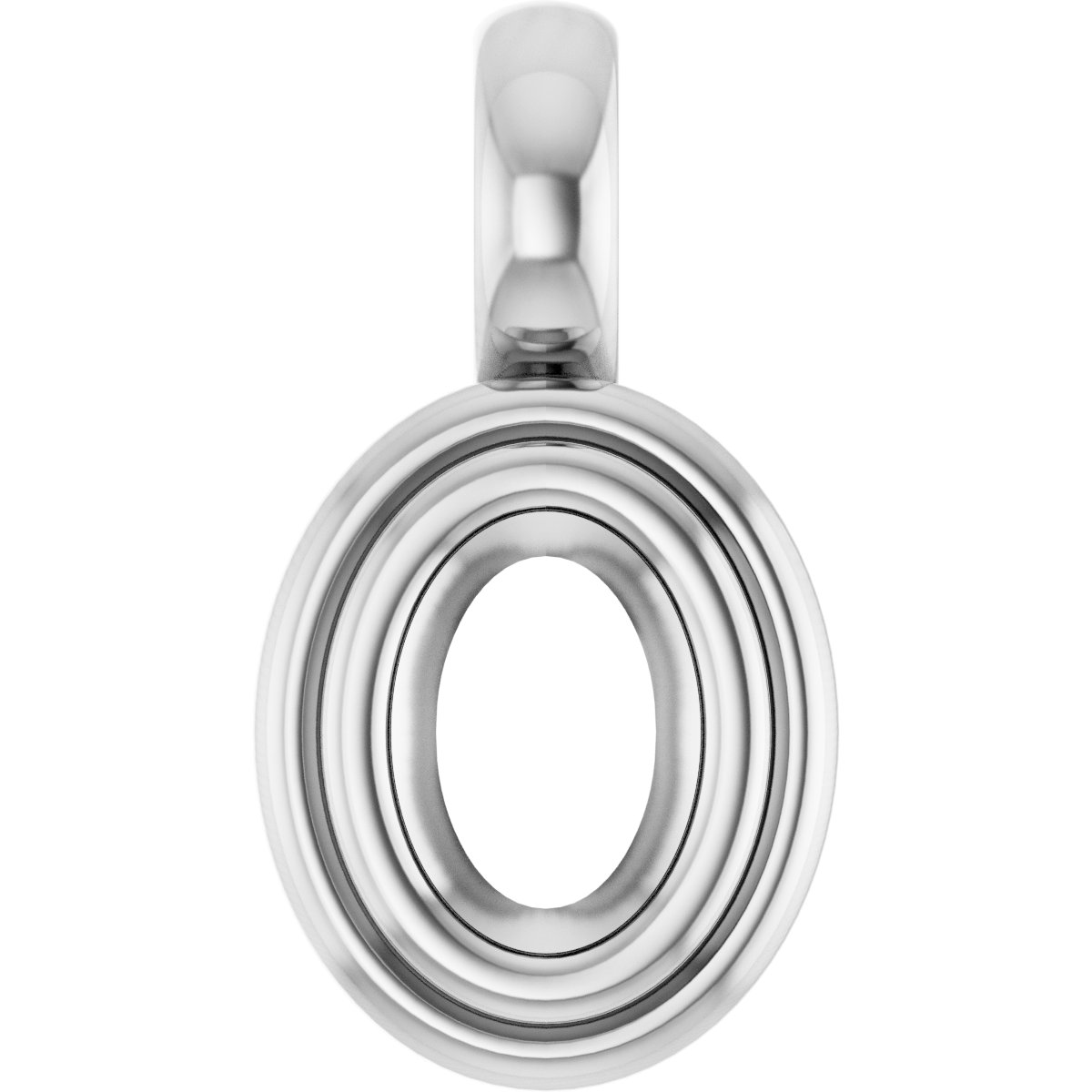 Bezel-Set Solitaire Charm/Pendant
