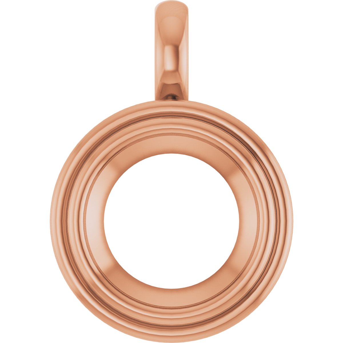 Bezel-Set Solitaire Charm/Pendant