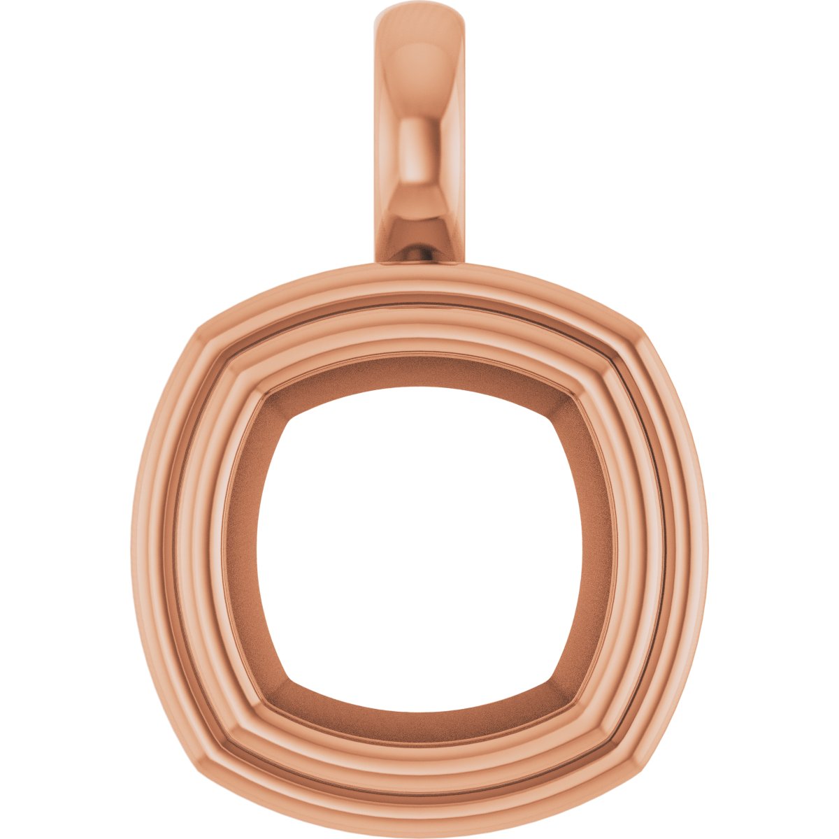Bezel-Set Solitaire Charm/Pendant
