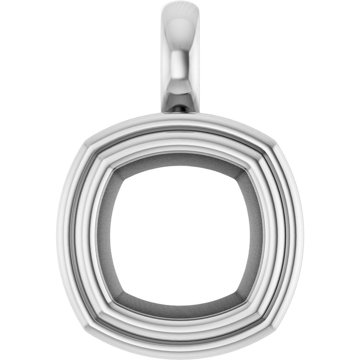 Bezel-Set Solitaire Charm/Pendant