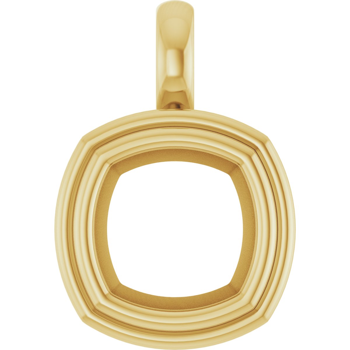 Bezel-Set Solitaire Charm/Pendant