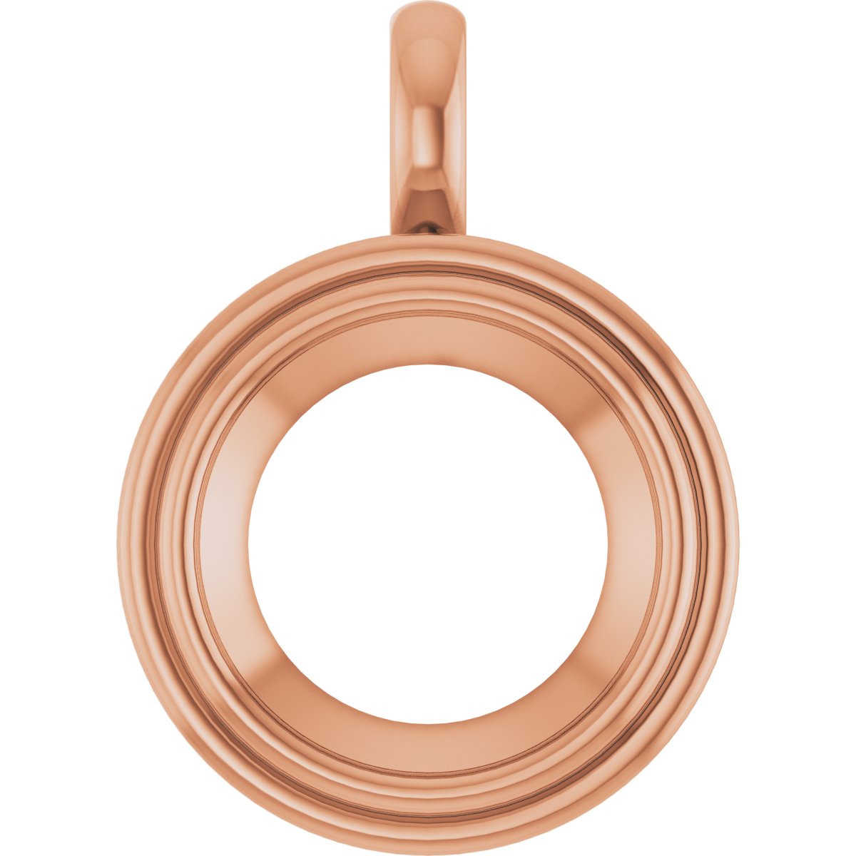 Bezel-Set Solitaire Charm/Pendant