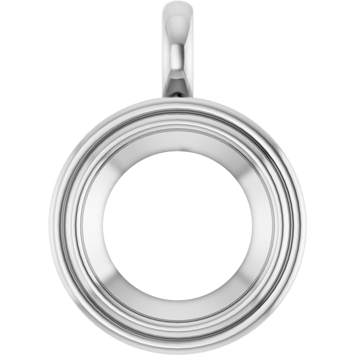 Bezel-Set Solitaire Charm/Pendant